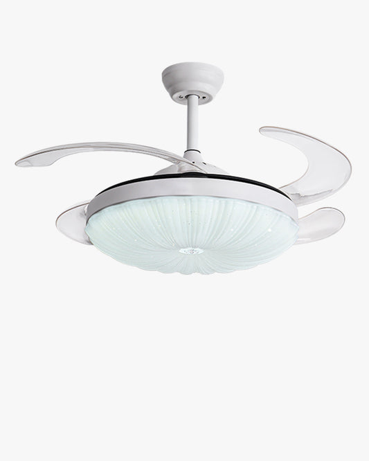 Diff Remote Hugger Ceiling Fan with Dimmable Light-DF5037