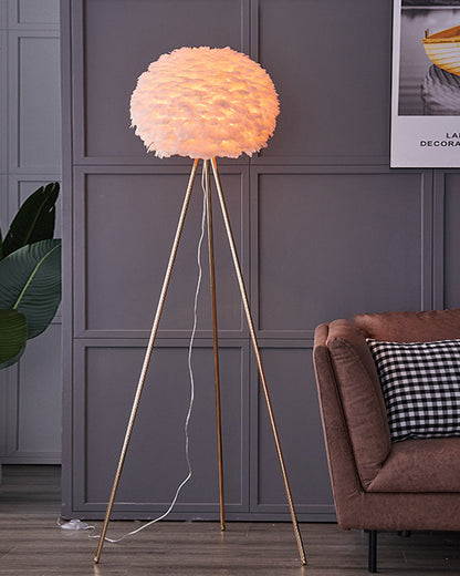 Diff Feather Tripod Floor Lamp-DF7053