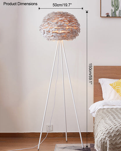 Diff Feather Tripod Floor Lamp-DF7053