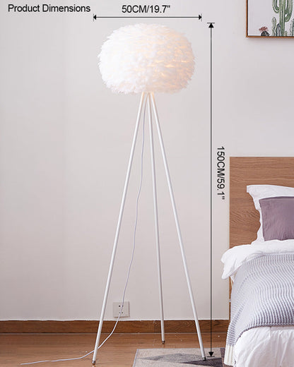 Diff Feather Tripod Floor Lamp-DF7053