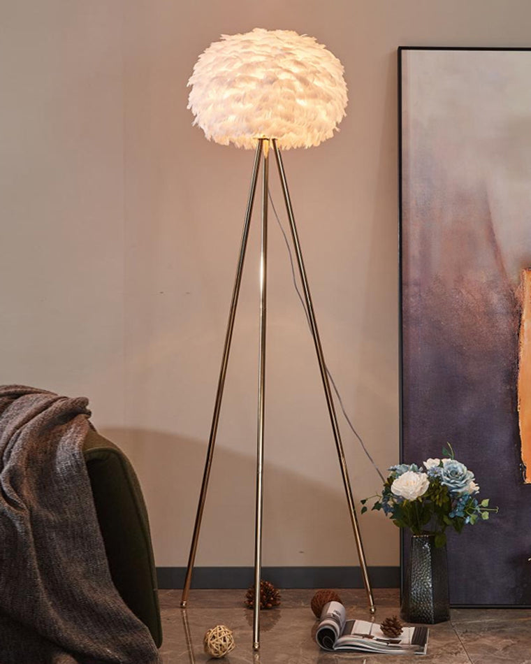 Diff Feather Tripod Floor Lamp-DF7053