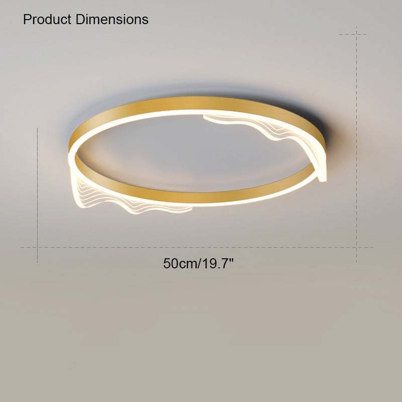 Diff Wavy Round Integrated Led Ceiling Light-DF1035