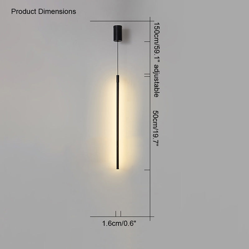 Diff Single Tube Pendant Light for Bedroom-DF2007