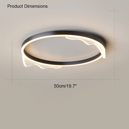 Diff Wavy Round Integrated Led Ceiling Light-DF1035