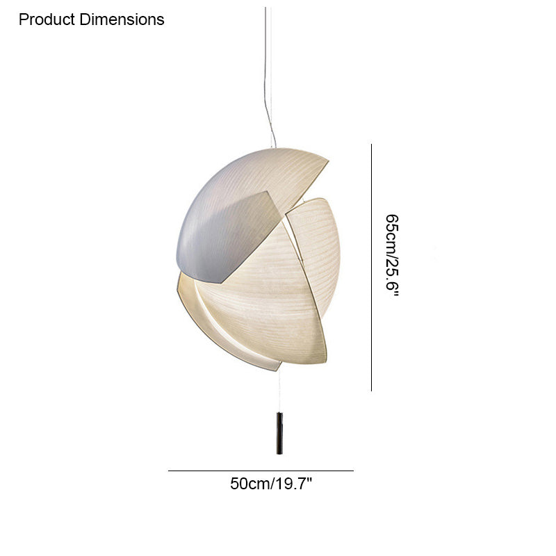 Diff Asymmetrical Rice Paper Pendant Light-DF2056