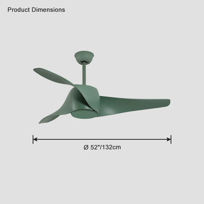 Diff 52" Propeller Ceiling Fan with Dimmable Light-DF5015