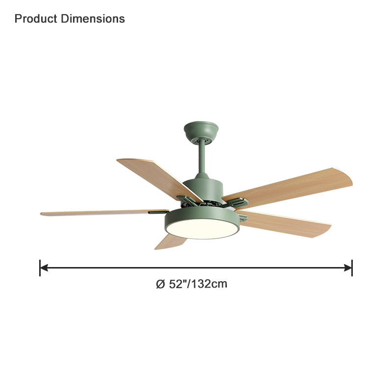 Diff Slimline Ceiling Fan with Dimmable Light-DF5013