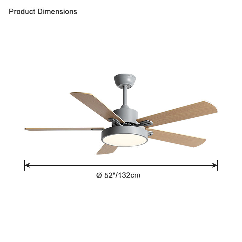Diff Slimline Ceiling Fan with Dimmable Light-DF5013