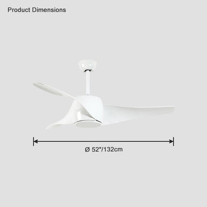 Diff 52" Propeller Ceiling Fan with Dimmable Light-DF5015
