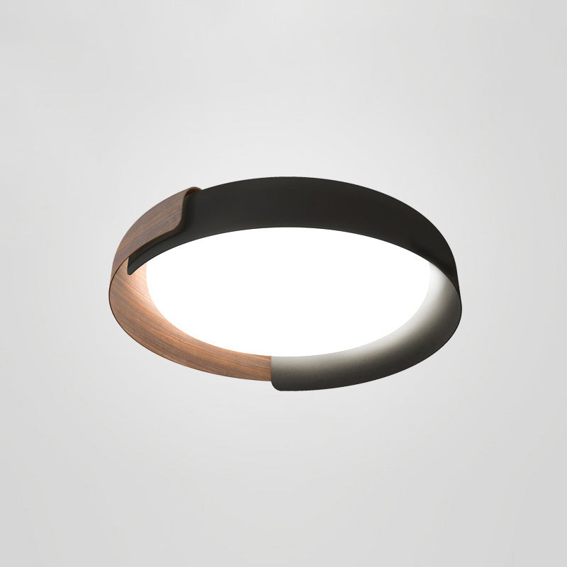 Diff Walnut Grain Round Ceiling Light-DF1018