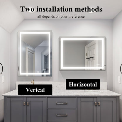 Anti-Fog & Dimming Led Bathroom Vanity Mirror-DG2024