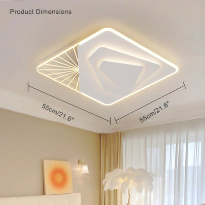 Diff Flat Geometric Ceiling Light-DF1040
