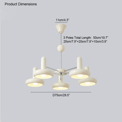 Diff Adjustable Shaded Chandelier-DF2136