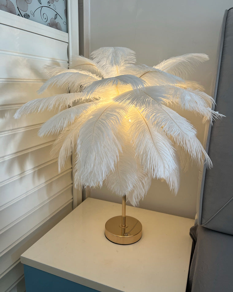 Diff Tree Feather Table Lamp-DF8037