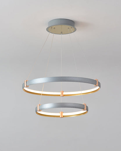 Diff Grey Tiered Circular Led Chandelier-DF2269