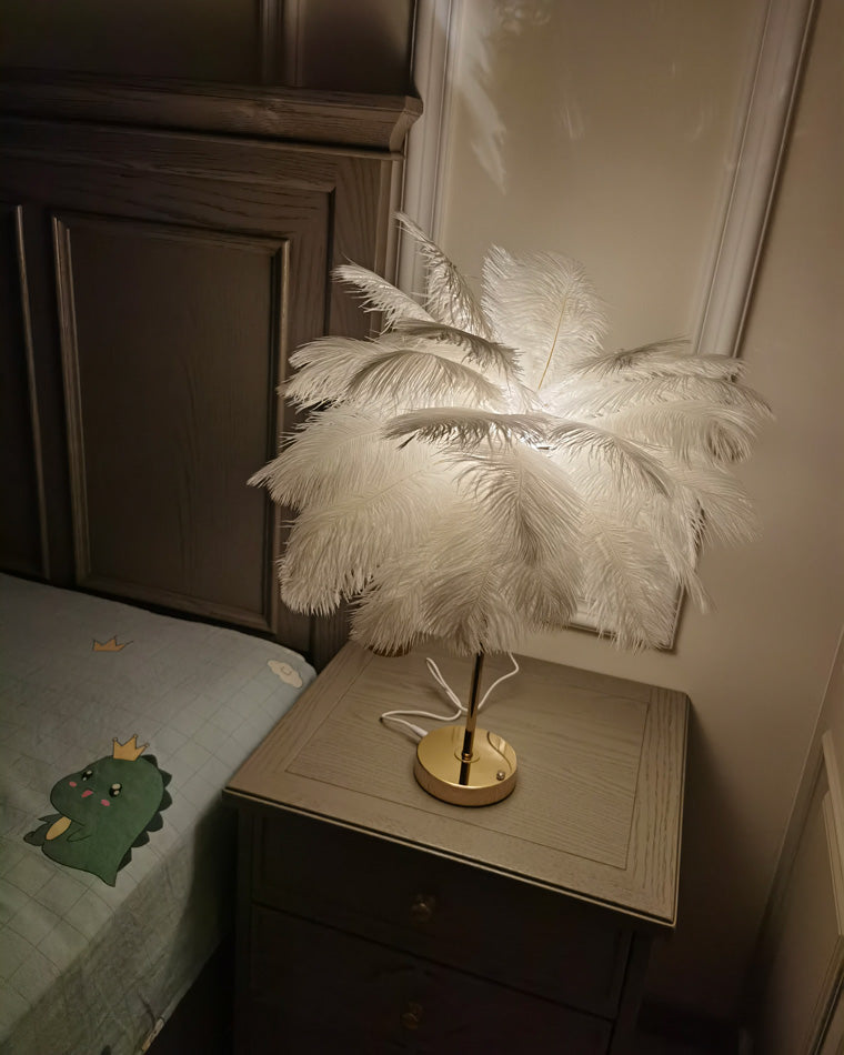 Diff Tree Feather Table Lamp-DF8037