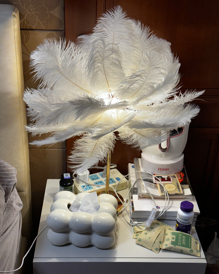 Diff Tree Feather Table Lamp-DF8037