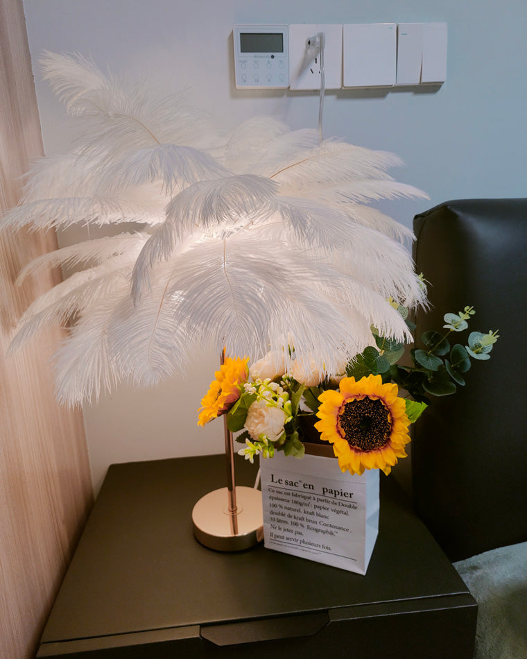 Diff Tree Feather Table Lamp-DF8037