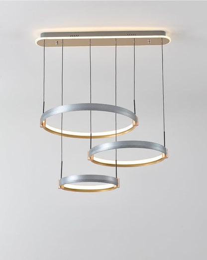 Diff Grey Circular Led Chandelier-DF2270