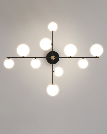 Diff Frosted Glass Globe Chandelier-DF2291