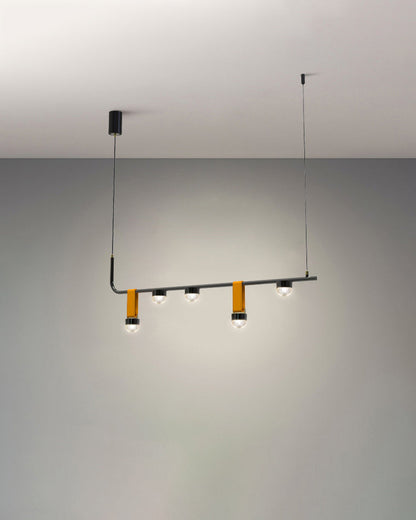 Diff Leather Linear Led Pendant Light-DF2286