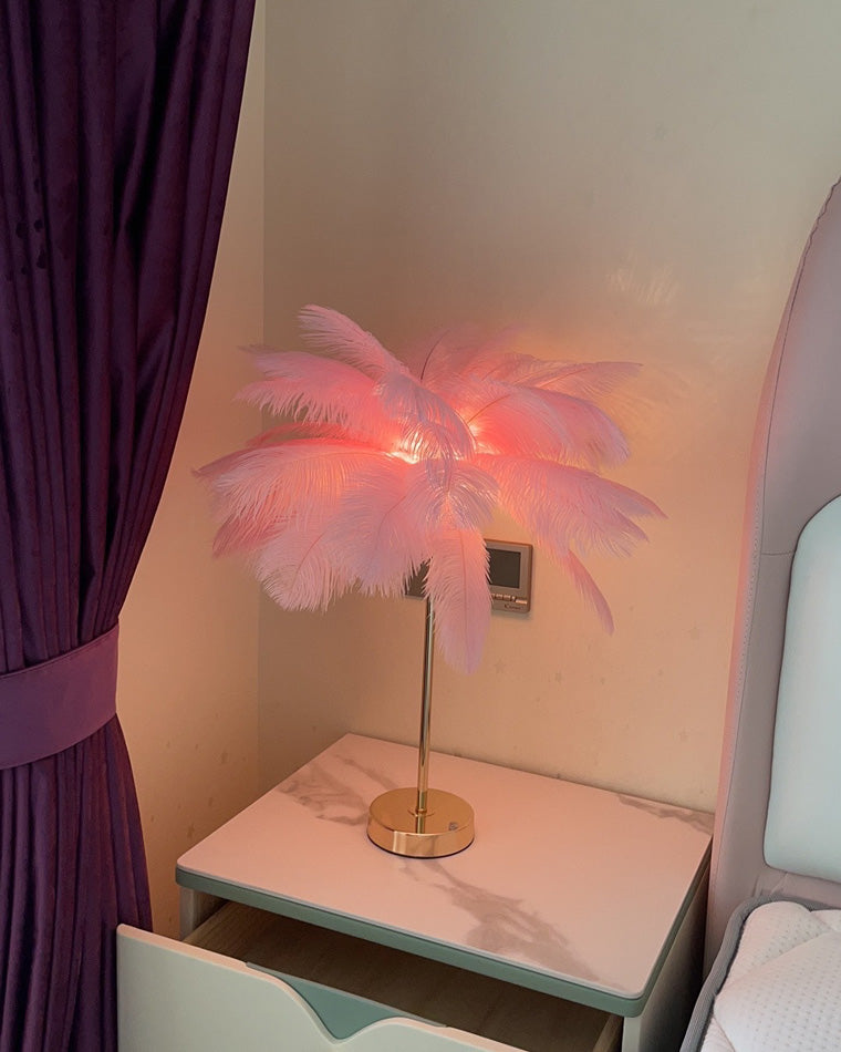 Diff Tree Feather Table Lamp-DF8037
