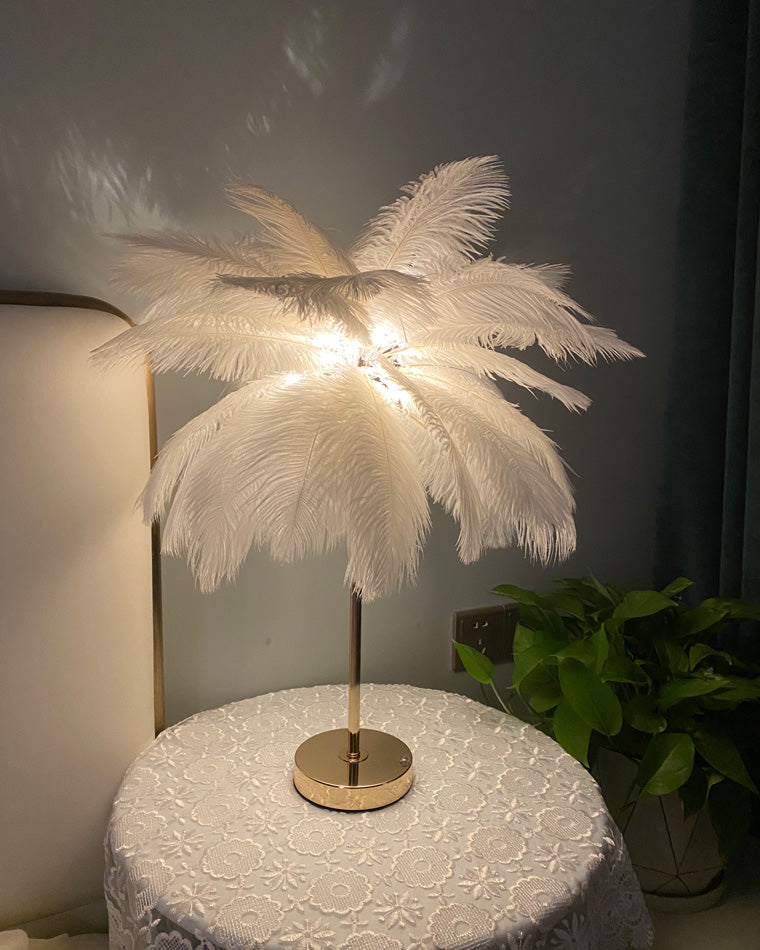 Diff Tree Feather Table Lamp-DF8037