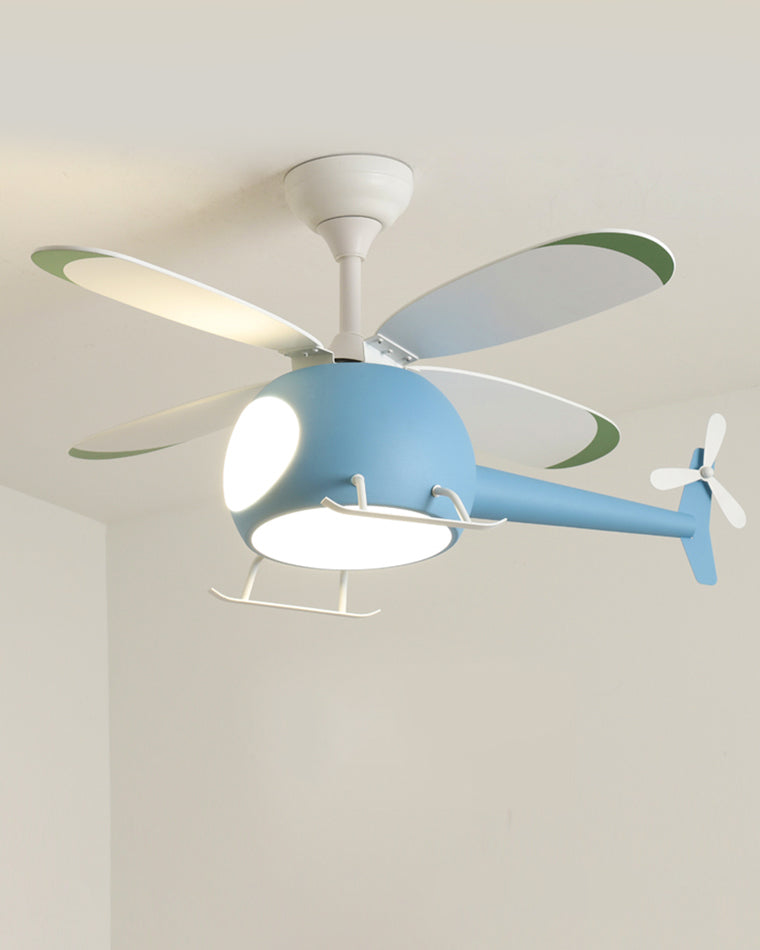 Diff 36" Remote Airplane Ceiling Fan with Dimmable Light-DF5007