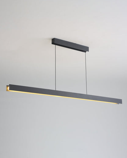Diff Contemporary Black Linear Led Pendant Light-DF2281