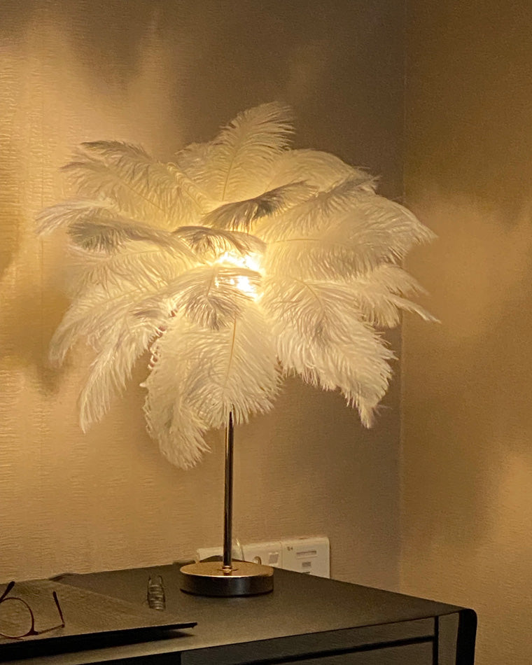 Diff Tree Feather Table Lamp-DF8037