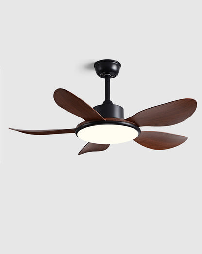 Diff 42" Wood Grain Ceiling Fan with Dimmable Light-DF5003