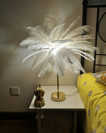 Diff Tree Feather Table Lamp-DF8037