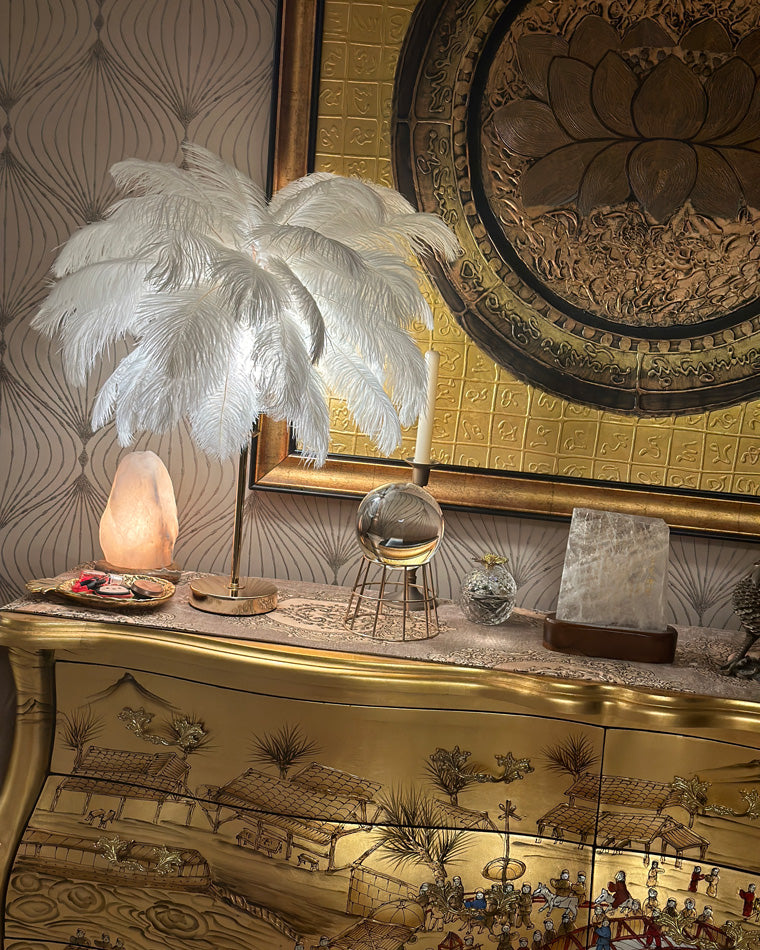 Diff Tree Feather Table Lamp-DF8037