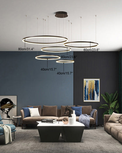 Diff Wireless 3 LED Ring Chandelier-DF2003