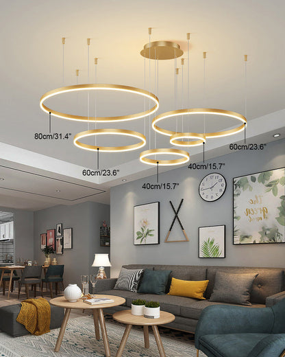 Diff Wireless 3 LED Ring Chandelier-DF2003