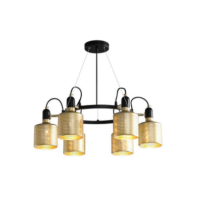Diff Industrial Gold Chandelier-DF2262