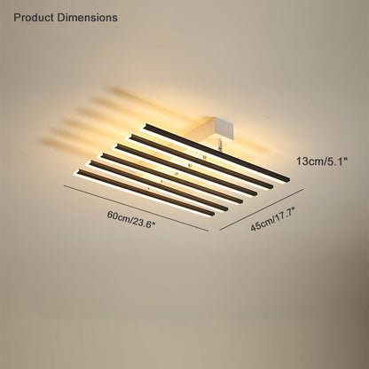 Diff Dimmable Custom Square Bar Ceiling Light with Remote-DF1106