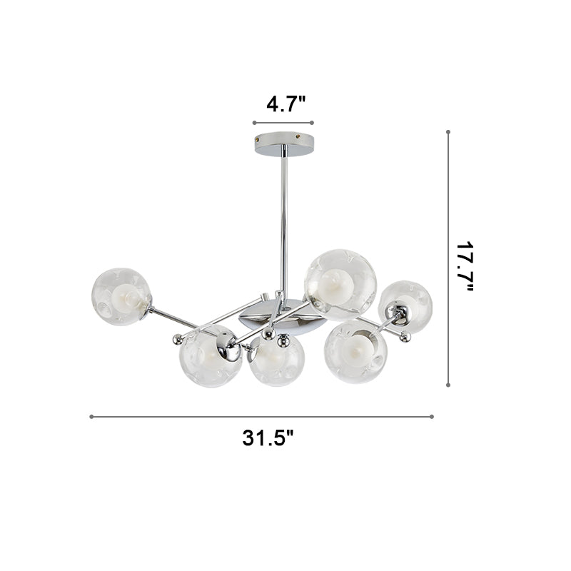 Diff Blown Glass Chandelier-DF2256