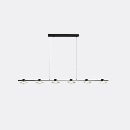 Diff Black Linear Chandelier-DF2222