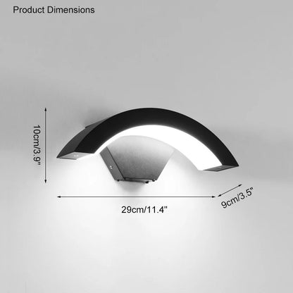 Diff Arc Outdoor Light Wall-DF9002