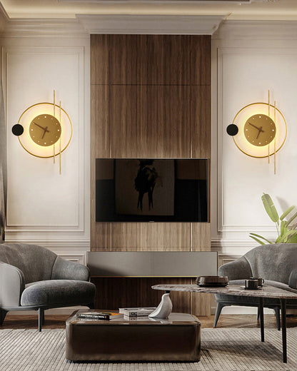 Diff Wall Clock with Led Light-DF6000
