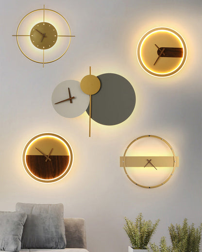 Diff Wall Clock with Led Light-DF6000