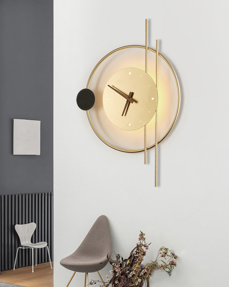 Diff Wall Clock with Led Light-DF6000
