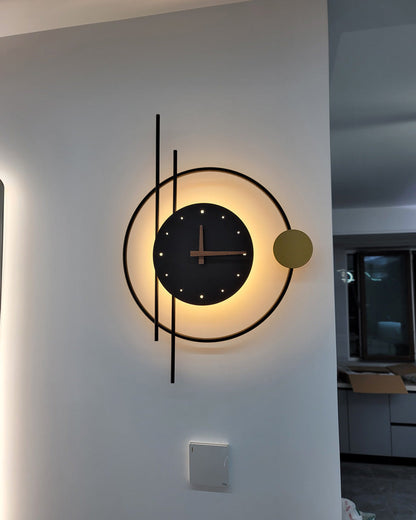 Diff Wall Clock with Led Light-DF6000
