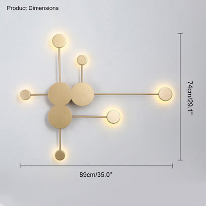 Diff Multi-light Sculptural Wall Sconce-DF6011