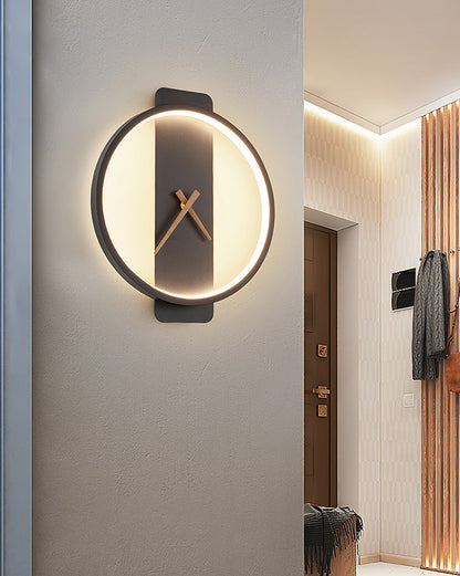 Diff Wall Clock with Led Light-DF6012