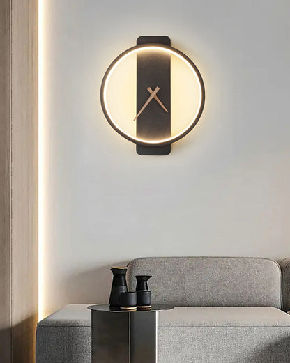 Diff Wall Clock with Led Light-DF6012