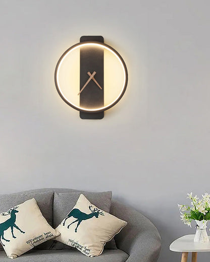 Diff Wall Clock with Led Light-DF6012