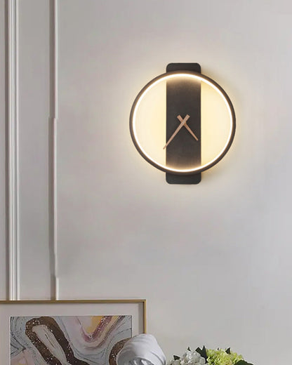 Diff Wall Clock with Led Light-DF6012