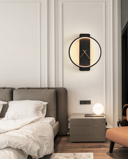 Diff Wall Clock with Led Light-DF6012